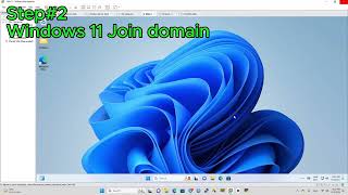 How to Join domain on Windows 11 [upl. by Nekcerb316]