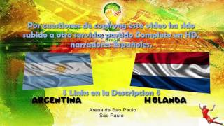 Holanda vs Argentina Semifinal Partido Completo HD [upl. by Mehetabel669]