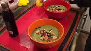 Spargelsuppe mit Kartoffeln Asparagus Soup with Potatoes [upl. by Zeralda]