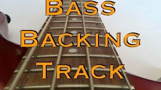 Bass Backing Track Blues Rock in A [upl. by Sylirama]