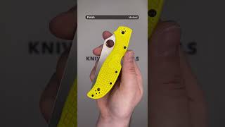 Spyderco Stretch 2 XL Salt H 2 C258SYL Yellow FRN serrated pocket knife [upl. by Bora]