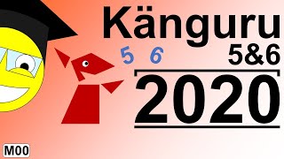 Klasse 56 von 2020  Känguru der Mathematik [upl. by Trista72]