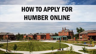 Humber application process walkthrough  For International students [upl. by Schaper]