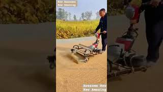 Awesome seed mixer and pulverizing machine with easy handle for farmers use chinessmachine farming [upl. by Gustavo980]