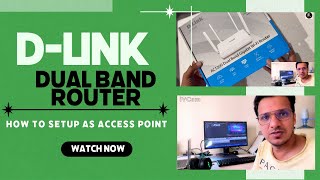 Dlink Wifi Router How to Setup as Access point router setup setting [upl. by Kannry328]