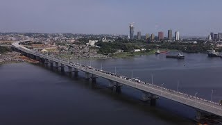 Le Premier ministre Beugré Mambé a procédé à louverture du quatrième pont dAbidjan [upl. by Yellek]