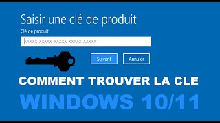 Comment trouver la Clé de Windows 10 ou 11 [upl. by Oned993]