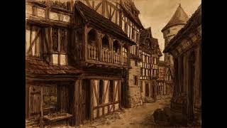 Medieval Coastal Town Ambience Delta  BiNaural ToneZ [upl. by Harlie]