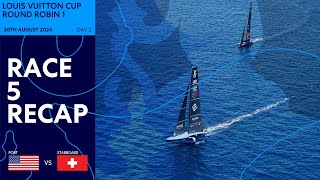 Louis Vuitton Cup Race 5 Recap [upl. by Nwahsauq]