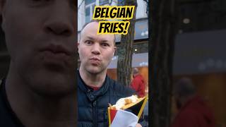 Warm Belgian Fries In Brussels [upl. by Xuaeb]