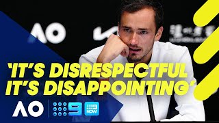 Daniil Medvedev turned off tennis by Australian crowd  Australian Open 2022 [upl. by Hughes]