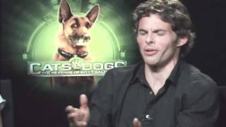 Cats and Dogs The Revenge of Kitty Galore  Exclusive James Marsden and Christina Applegate [upl. by Friend]