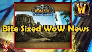 Strand of the Ancients Removed Childrens Week BfA QandA  Bite Sized WoW News [upl. by Ateiluj]