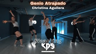 Genio Atrapado Remix by Christina Aguilera  Waacking Choreo by Laura [upl. by Harraf]