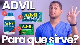 ADVIL PARA QUE SIRVE  3 COSAS [upl. by Annawat836]