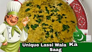 Unique Lassi Wala Saag  First Lassi Wala Saag Recipe [upl. by Leffert]