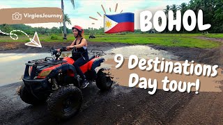 BOHOL TOUR 🇵🇭 9 Destinations Day tour 2023 part 1 [upl. by Dublin578]