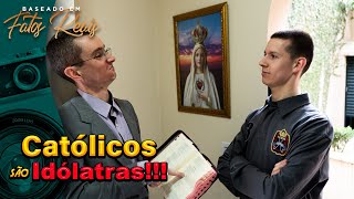 ⚠️ COMPROVADO com a BÍBLIA os católicos são IDÓLATRAS [upl. by Keviv931]