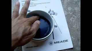 Homemade Telescope Solar Filter MeadeCelestron [upl. by Waiter257]