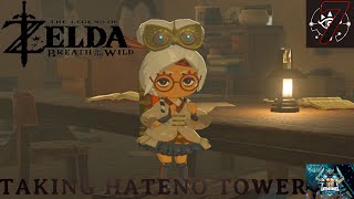 Lets Play The Legend of Zelda Breath of the Wild Part 7 Taking Hateno Tower [upl. by Leirrad683]