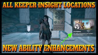 Assassins Creed Odyssey Fate of Atlantis  All Keepers Insights Locations  Gathering Strength [upl. by Eillat676]