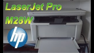 HP LaserJet Pro M28w  toner HP 44A Review Uso y opinión [upl. by Sirromal]