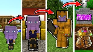 THANOS LEBENSZYKLUS in Minecraft  Vom FARMER zum INFINITY GAUNTLET [upl. by Rhodes]