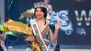 Sheen Cher Crowned Miss World Singapore 2019 [upl. by Genie531]