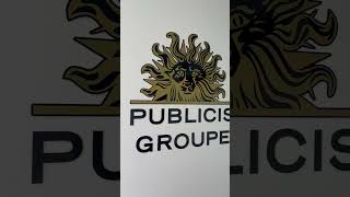 Publicis groupe⚫️🌞  logo  acrylic  shine  plexiglass [upl. by Rinee]