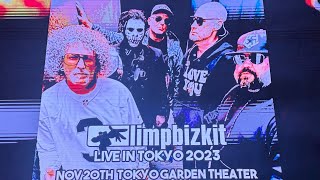 Limp Bizkit live in Tokyo 1st night 20231120 [upl. by Fulks]