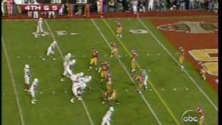 Invincible Vince Young 4thand5 2006 Rose Bowl Texas vs USC [upl. by Ecinaej]