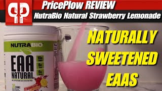 NutraBio NATURAL Strawberry Lemonade BCAAEAA Review [upl. by Clemmie557]