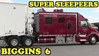 BIGGINS Vol 06  10 HUGE Sleeper Trucks Spotted At Truck Stops [upl. by Itram]