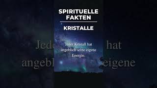 Spirituelle Fakten Kristalle [upl. by Siravart]