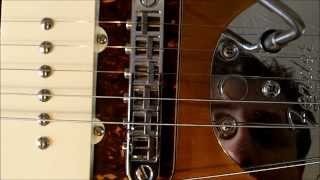 Fender Classic Player Jazzmaster Bridge Buzz Fix [upl. by Raynah]