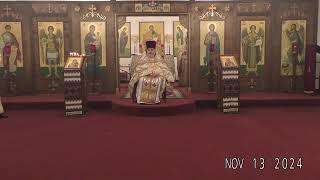 Vesperal Divine Liturgy for St Philip Feast [upl. by Nordna]