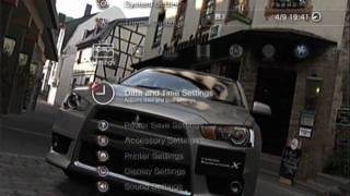 XMB PS3 Firmware 30 Gran Turismo 5 dynamic theme [upl. by Fruma]