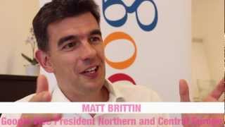 Interview mit Google Vice President Matt Brittin [upl. by Yhtomit]