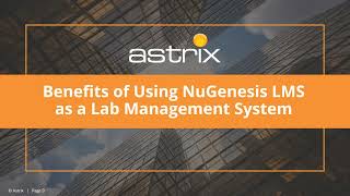 NuGenesis LMS A Guide to Innovative Benefits and Proven Tactics for Conquering Lab Challenges [upl. by Claresta]