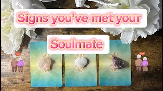 ✨💜Signs you’ve met your soulmate  ✨💜Pick a card reading  ✨💜 [upl. by Adal231]