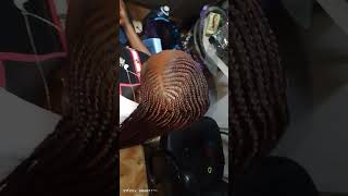 Half cornrows music hairstyles shortvideo locs haircare [upl. by Yniffit]