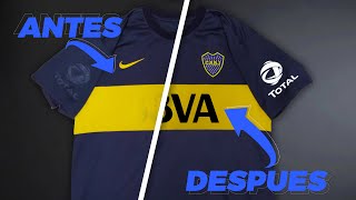 RESTAURO una CAMISETA de BOCA que tiene 10 AÑOS [upl. by Grishilde]