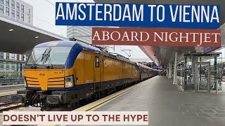 Disappointed Amsterdam to Vienna on a 4berth compartment with Nightjet [upl. by Talie]