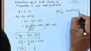 Lec32 Thermodynamics of Multi Component SystemIII [upl. by Mercer]