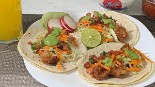 Tacos de camarón capeado [upl. by Htebzil556]