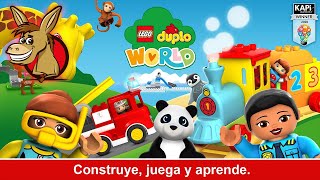 Mundo de Lego Duplo  TREN DE LOS NÚMEROS App Gameplay StoryToys [upl. by Annawek373]