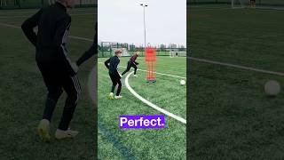 Timing your onetwo to finish football footballlearning soccer [upl. by Staford939]