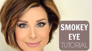 The BEST Smokey EYE Makeup Tutorial for Older Fabulous Women  Dominique Sachse [upl. by Ennayar]