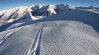 January 20 2024  Powder Day at Flaine Le Grand Massif [upl. by Elletnohs734]