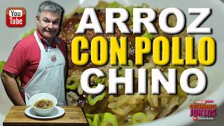 Como hacer un ARROZ CON POLLO CHINO muy fácil [upl. by Ailen]